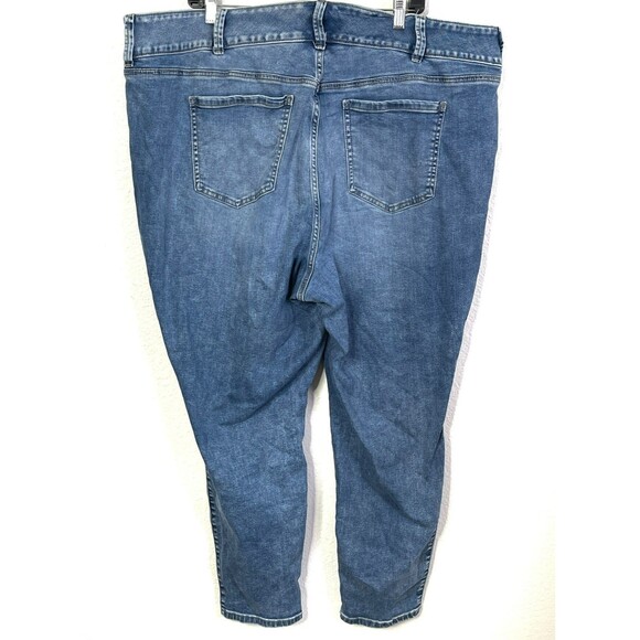 Torrid Premium Blue Denim Crop Cuffed Jegging Jeans Size 26R - Picture 11 of 16